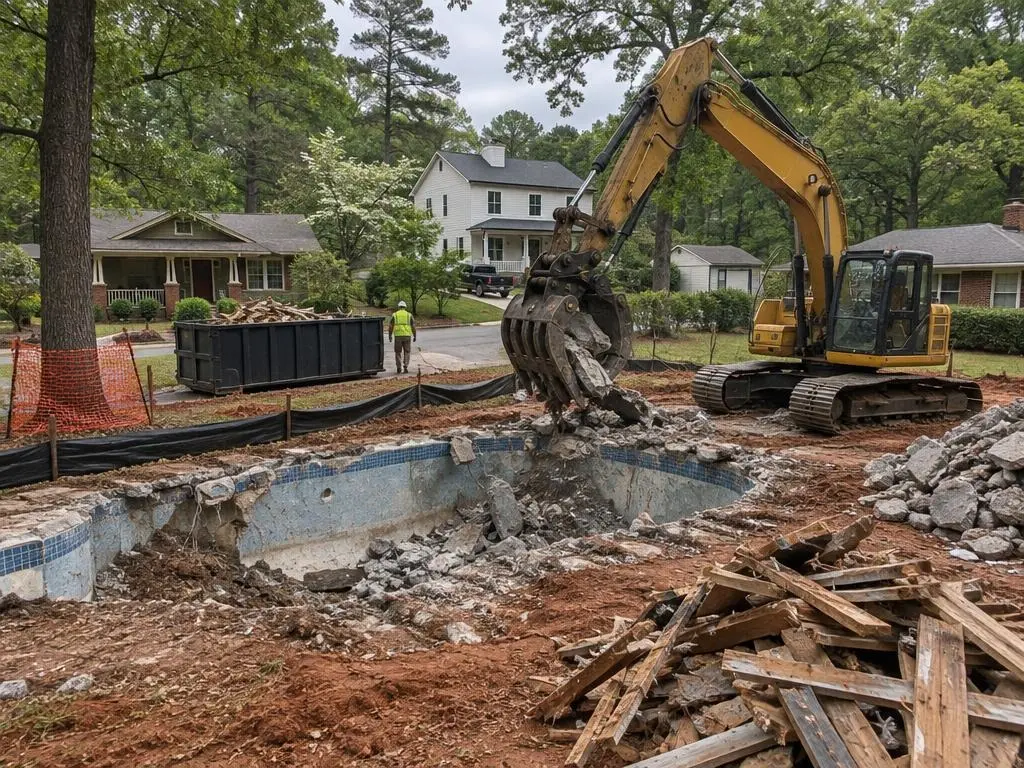 Pool Removal in Atlanta, GA